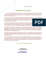 Communiqué de Presse - POCL