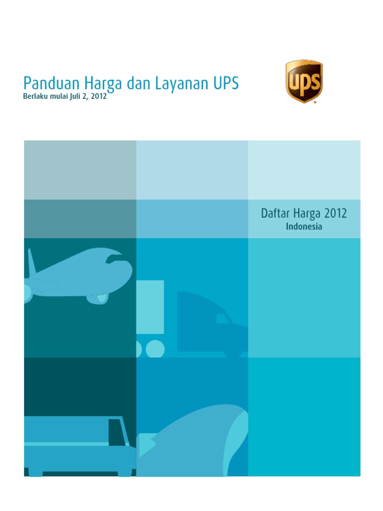UPS Tabel Harga Import Export | PDF