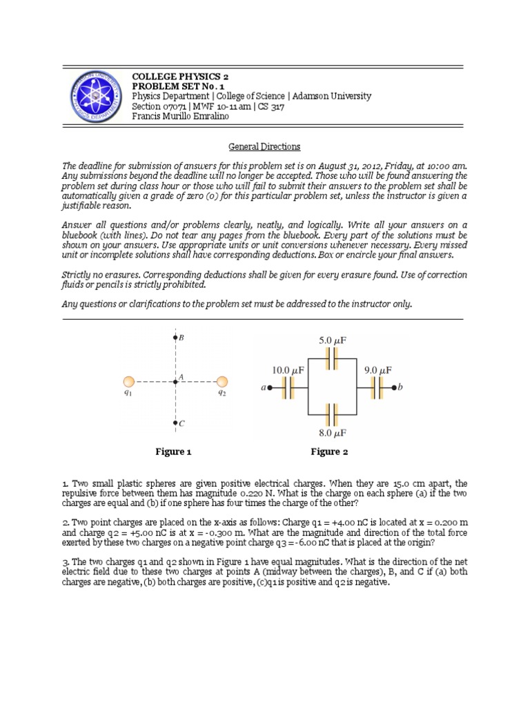 Problem Set | PDF | Technology & Engineering