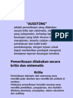 Pengertian Auditing