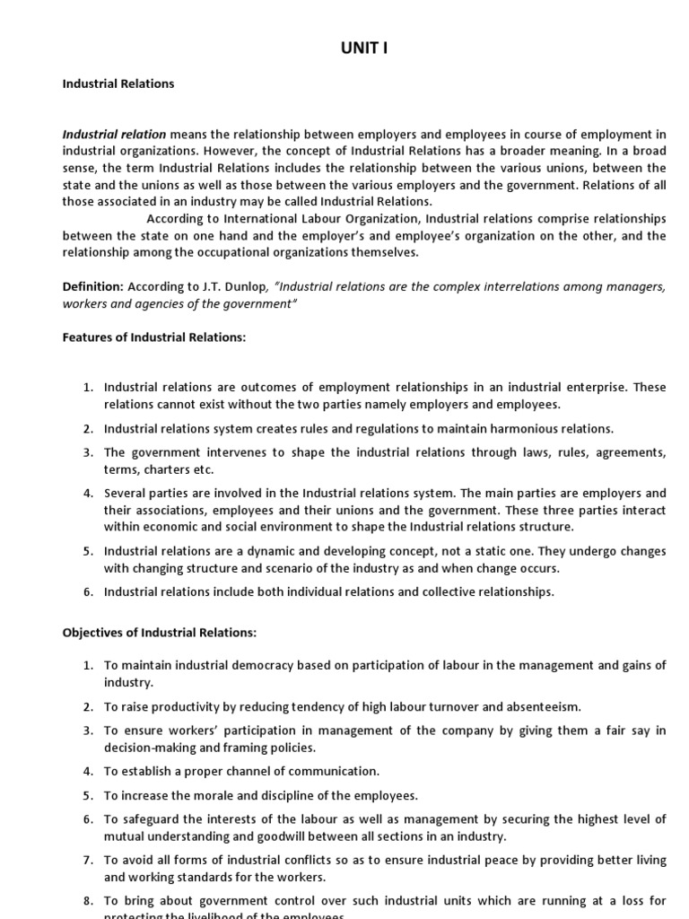 Industrial relations and labour studies architecture essay picture