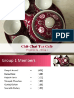 Business Idea - Tea Cafe