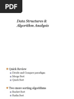 Data Structures & Algorithm Analysis