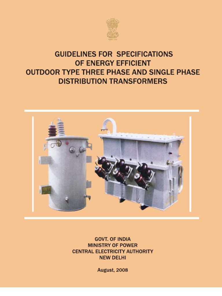 Specifications for 11kV Distribution Transformers | PDF | Transformer ...