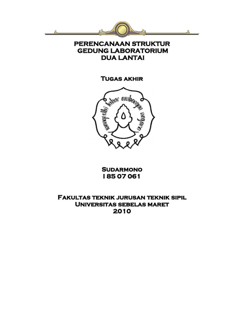 Tugas Akhir Struktur Gedung Bertingkat