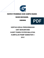 Kertas Kerja Perkhemahan Unit Beruniform Pandu Puteri