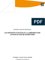 TMO Régions - CCPS 6. Les DispositIfs d'écoute Et La Communication Autour Du Suicide en Bretagne