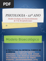 MODELO BIOECOLÓGICO DO DESENVOLVIMENTO DE URIE BRONFENBRENNER