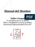 Manual del Monitor Taller Grupal Déficit Atencional