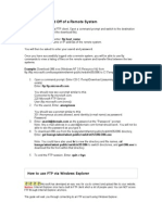 Logging Onto and Off of A Remote System: Example: Download I386.exe (Windows NT 3.5 Resource Kit) From