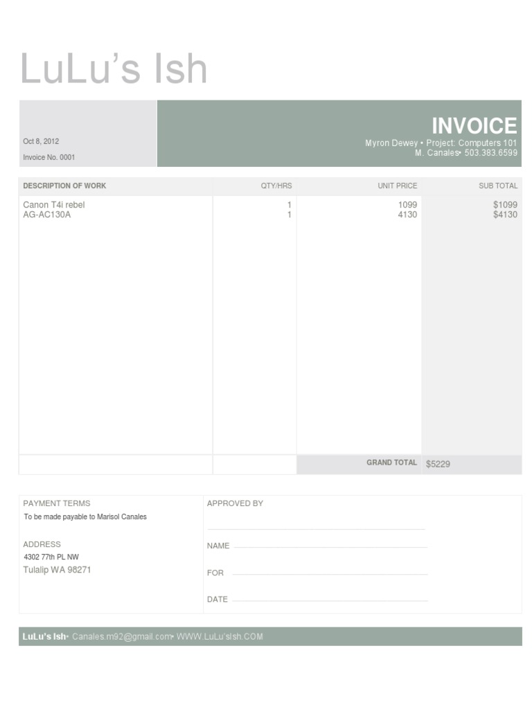 Copyof Invoice-Professional Cool | PDF