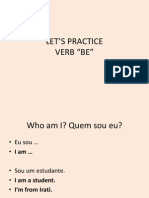 Let's Practice Verb Be