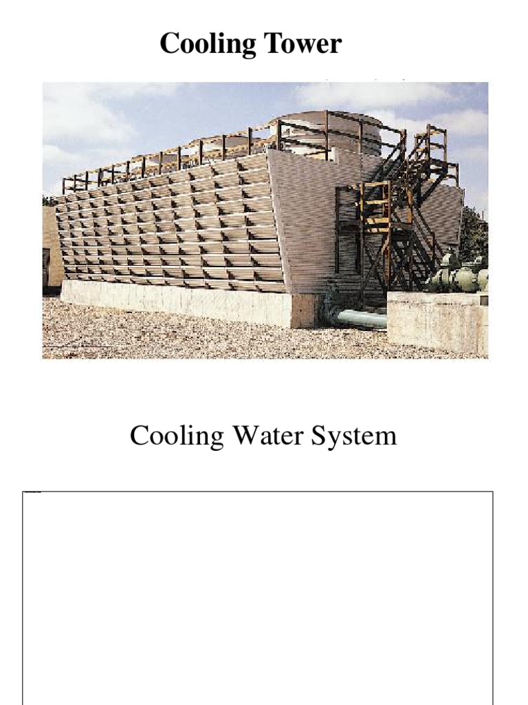 Cooling Tower Operation and Efficiency Guide | PDF