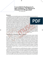 SPEDDING Alison - Sobre La Necesidad de Fundamentar La Antropología Económica y Las Falencias de La Economía de La Reciprocidad (2008)