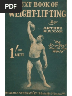 weightlifting by Arthur Saxon