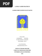 Download Laporan Praktikum Sistem Manufaktur by Arif Rakhmanto SN111713650 doc pdf