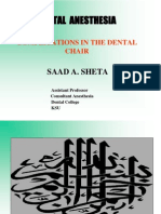 Dental Anesthesia: Saad A. Sheta