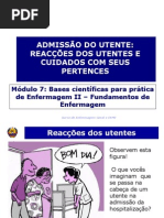 Aula 2 - Admissão do Utente II