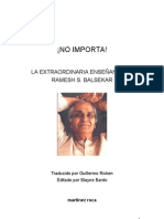 Balsekar Ramesh - No Importa