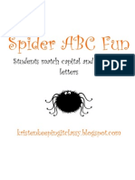 Capital and Lowercase Spider Match