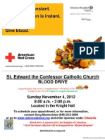 St. Edward The Confessor Catholic Church: Blood Drive
