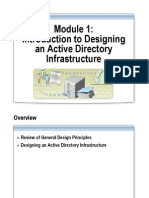 Introduction To Designing An Active Directory Infrastructure