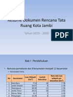 Rencana Tata Ruang Kota Jambi 2010-2030