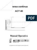 Manual - Prensa Act 40 Spagnolo