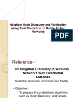 Neighbor Node Discovery and Verification Using Trust Prediction in Mobile Ad Hoc Networks
