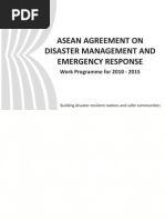 Download  ASEAN Agreement on Disaster Management and Emergency Responce Work Programme for 2010-2015  by ASEAN SN111759996 doc pdf