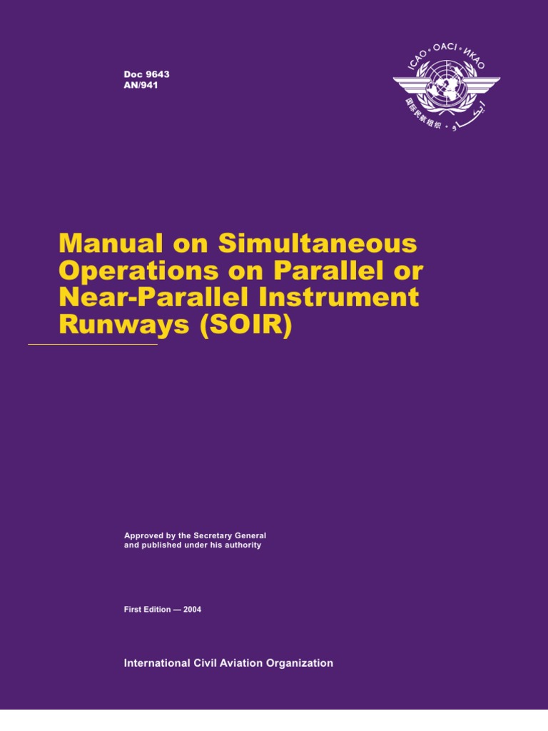 SOIR Manual: ICAO Doc 9643 Overview | PDF | Air Traffic Control ...