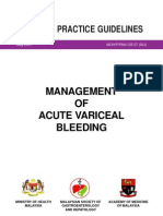 Management of Acute Variceal Bleeding PDF