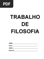 Trabalho Filosofia