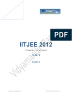 IITJEE 2012: Paper 2