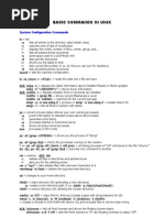 Basic Comands in UNIX