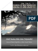 The Consequence of Bad Behavior by Sheikh Maulana Abdus Sattar (DB)