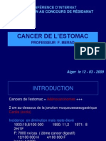 Pr MERAD - Cancer Estomac