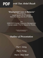 Download EmploymentLawsinMalaysiabyKevinKooSengKiatSN111801501 doc pdf