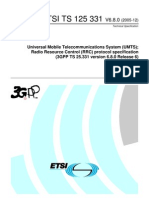 Radio Resource Control (RRC) Protocol Specification (3GPP TS 25.331) (Rel 6)