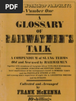 Download History Workshop Pamphlet 1 A Glossary of Railwaymens Talk by The History Workshop Online SN111803415 doc pdf