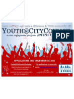 Flier for Youth at City Council