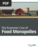 Download Cost of Food Monopolies by Food and Water Watch SN111807697 doc pdf