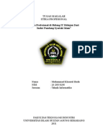 Download Makalah Etika Profesional Dalam Kaidah Syariat Islam by Muhammad K Huda SN111814928 doc pdf