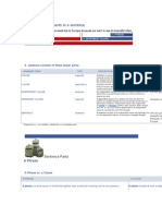 Clause / Fragment: Identifying Larger Parts in A Sentence