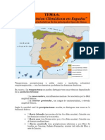TEMA 6. Dominios Climaticos de España - Notas de Apoyo