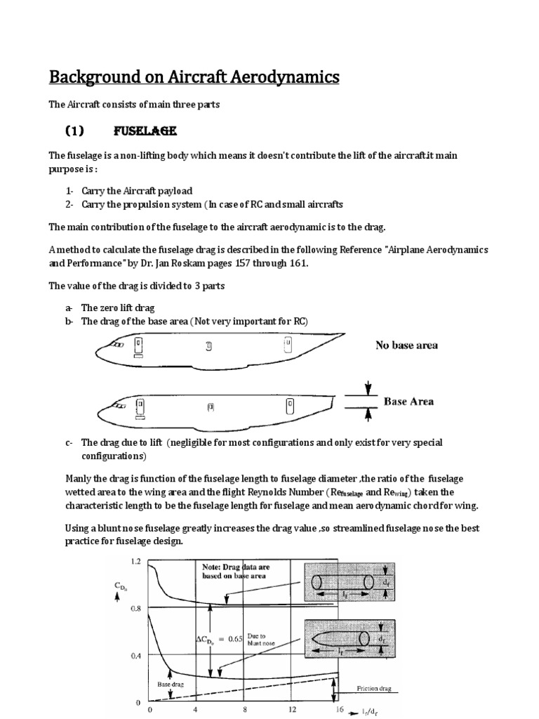 Aircraft Aerodynamics Overview | PDF | Airfoil | Lift (Force)
