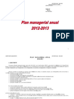 Plan Managerial 2012-2013