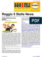 Reggio 5 Stelle News 02-Nov-2012