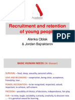 Recruitment and Retention of Young People