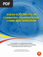Download ASEAN Documents on Combating Transnational Crime and Terrorism by ASEAN SN111864364 doc pdf
